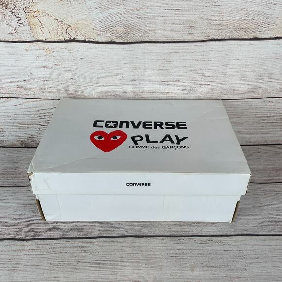 Converse x PLAY Comme des Garçons Chuck 70 Sz M 8 / W10 Sneakers Heart - Picture 3 of 11
